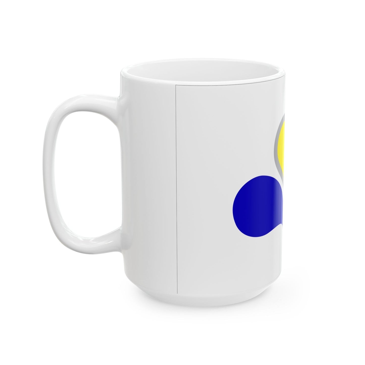 Flag of the Brussels-Capital Region Variant 2 (Belgium) White Coffee Mug-Go Mug Yourself