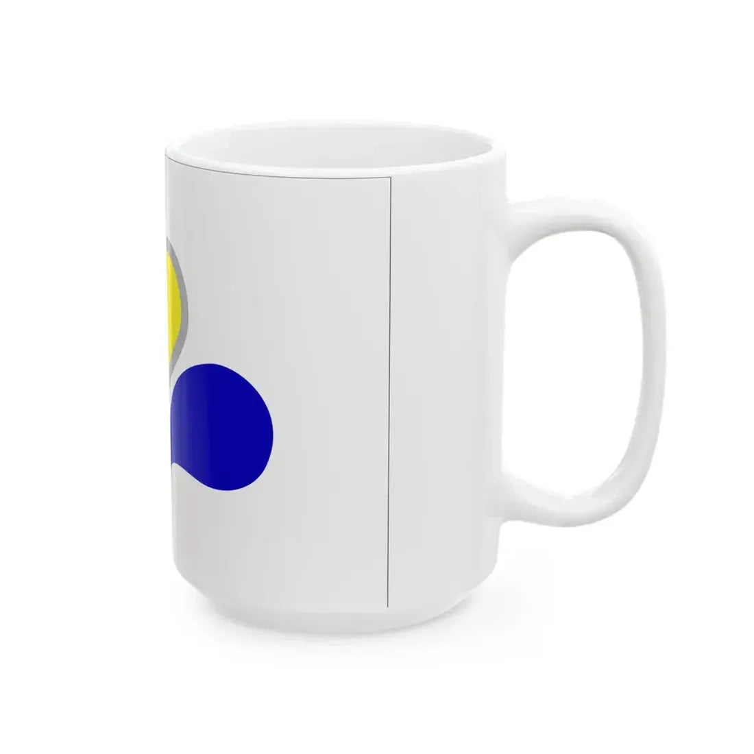Flag of the Brussels-Capital Region Variant 2 (Belgium) White Coffee Mug - Go Mug Yourself
