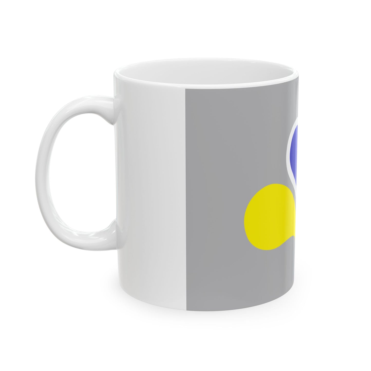 Flag of the Brussels-Capital Region Variant 4 (Belgium) White Coffee Mug-Go Mug Yourself