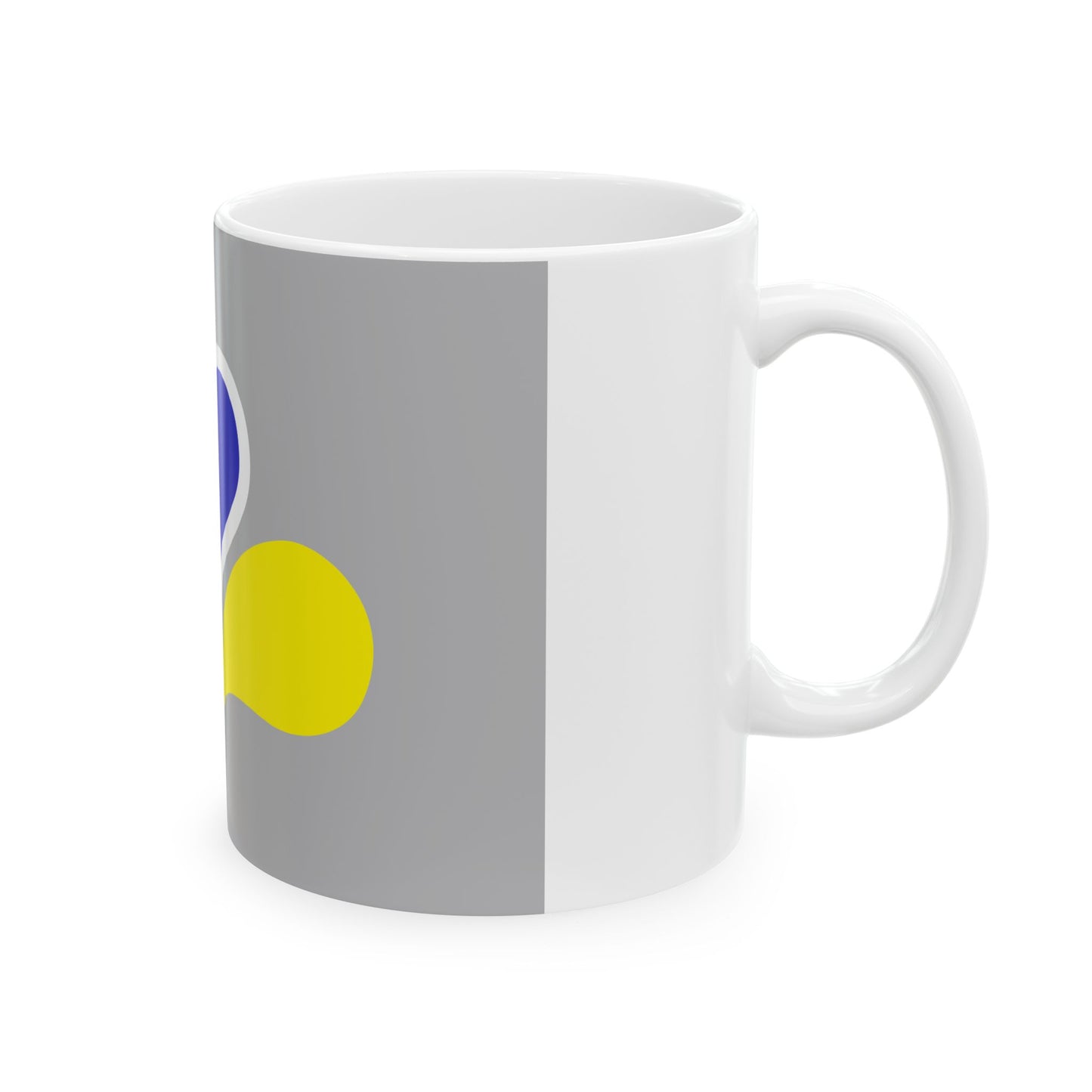 Flag of the Brussels-Capital Region Variant 4 (Belgium) White Coffee Mug-Go Mug Yourself