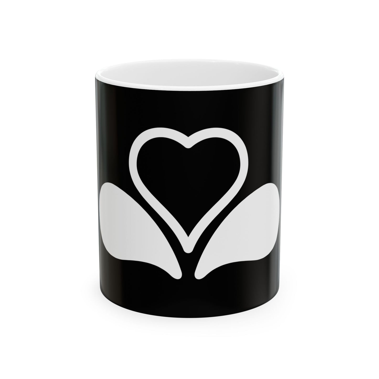 Flag of the Brussels-Capital Region Variant 6 (Belgium) White Coffee Mug-11oz-Go Mug Yourself