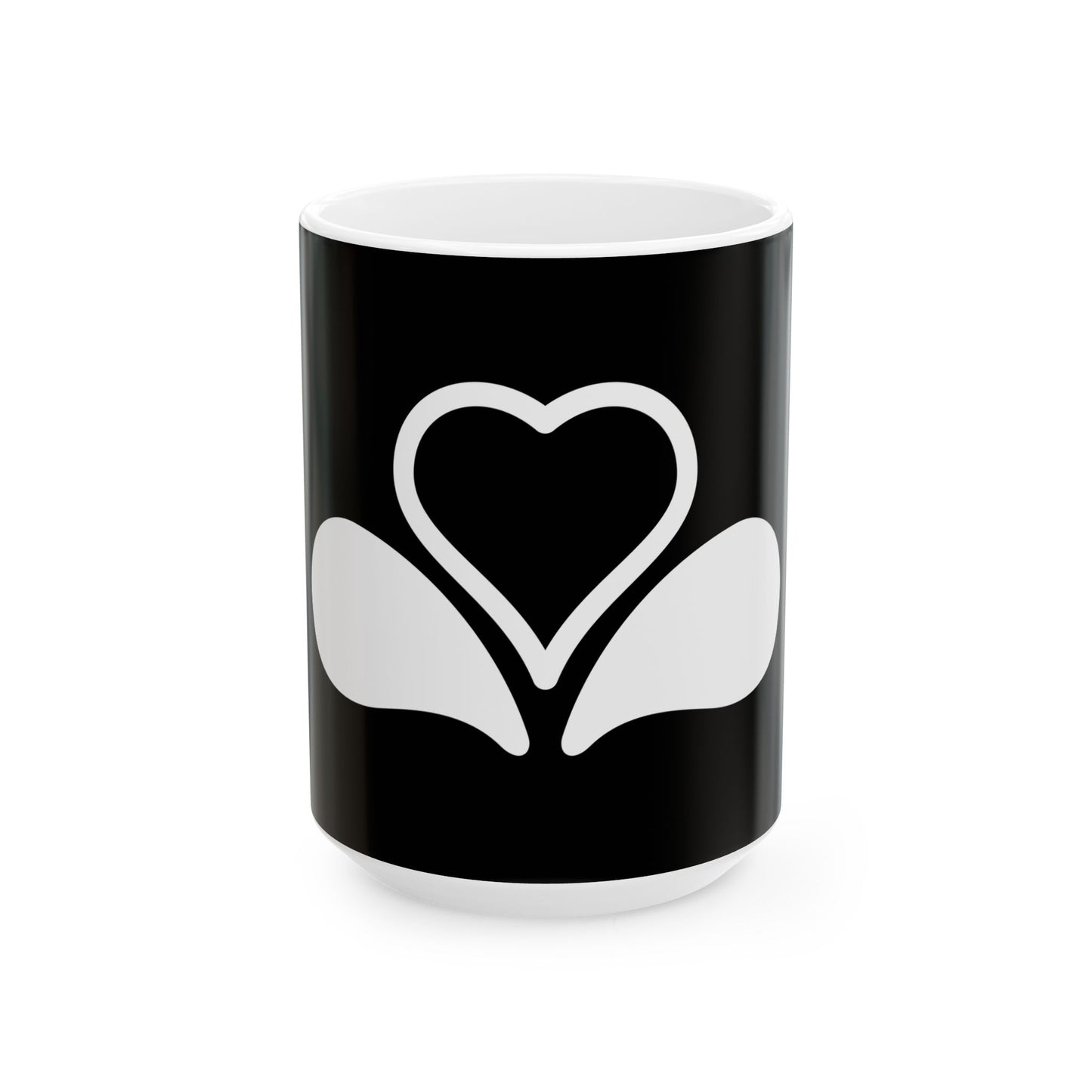 Flag of the Brussels-Capital Region Variant 6 (Belgium) White Coffee Mug-15oz-Go Mug Yourself
