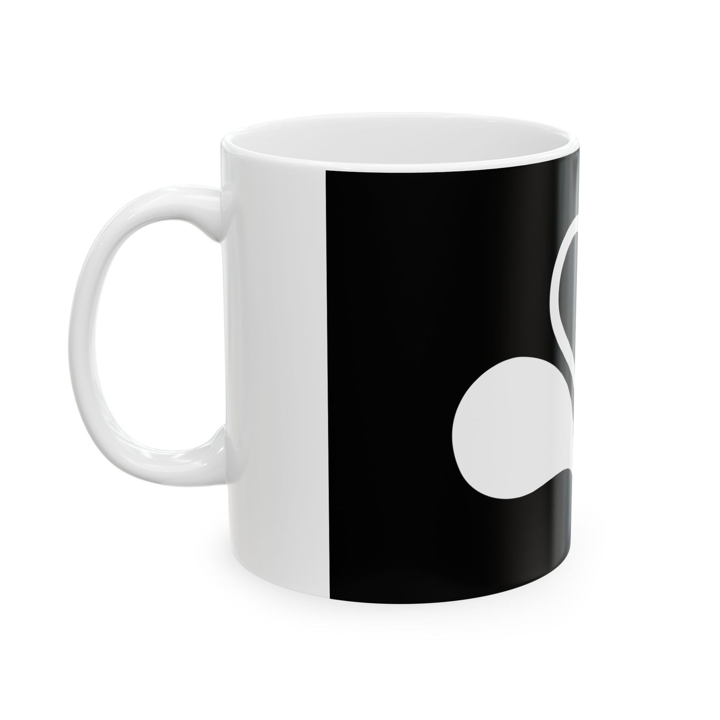 Flag of the Brussels-Capital Region Variant 6 (Belgium) White Coffee Mug-Go Mug Yourself