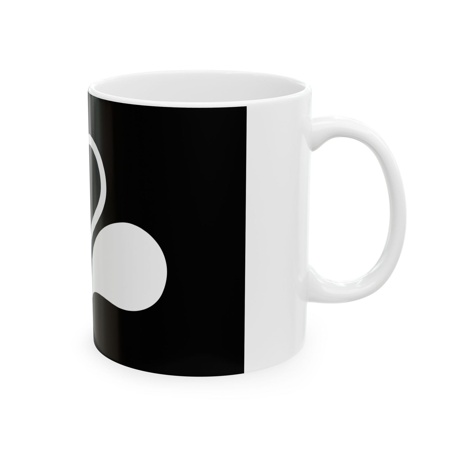 Flag of the Brussels-Capital Region Variant 6 (Belgium) White Coffee Mug-Go Mug Yourself