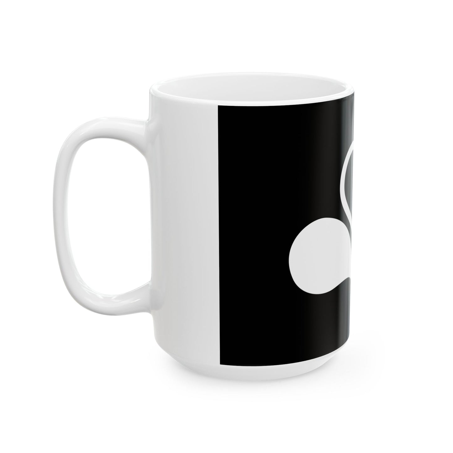 Flag of the Brussels-Capital Region Variant 6 (Belgium) White Coffee Mug-Go Mug Yourself
