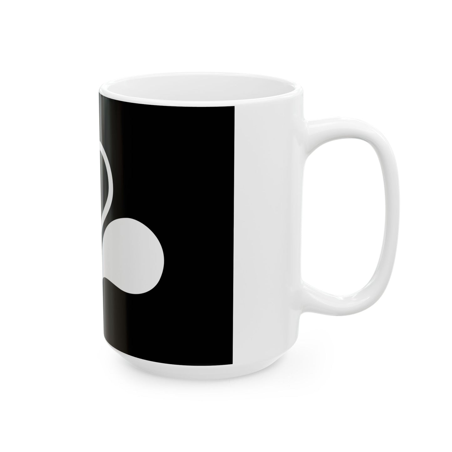 Flag of the Brussels-Capital Region Variant 6 (Belgium) White Coffee Mug-Go Mug Yourself