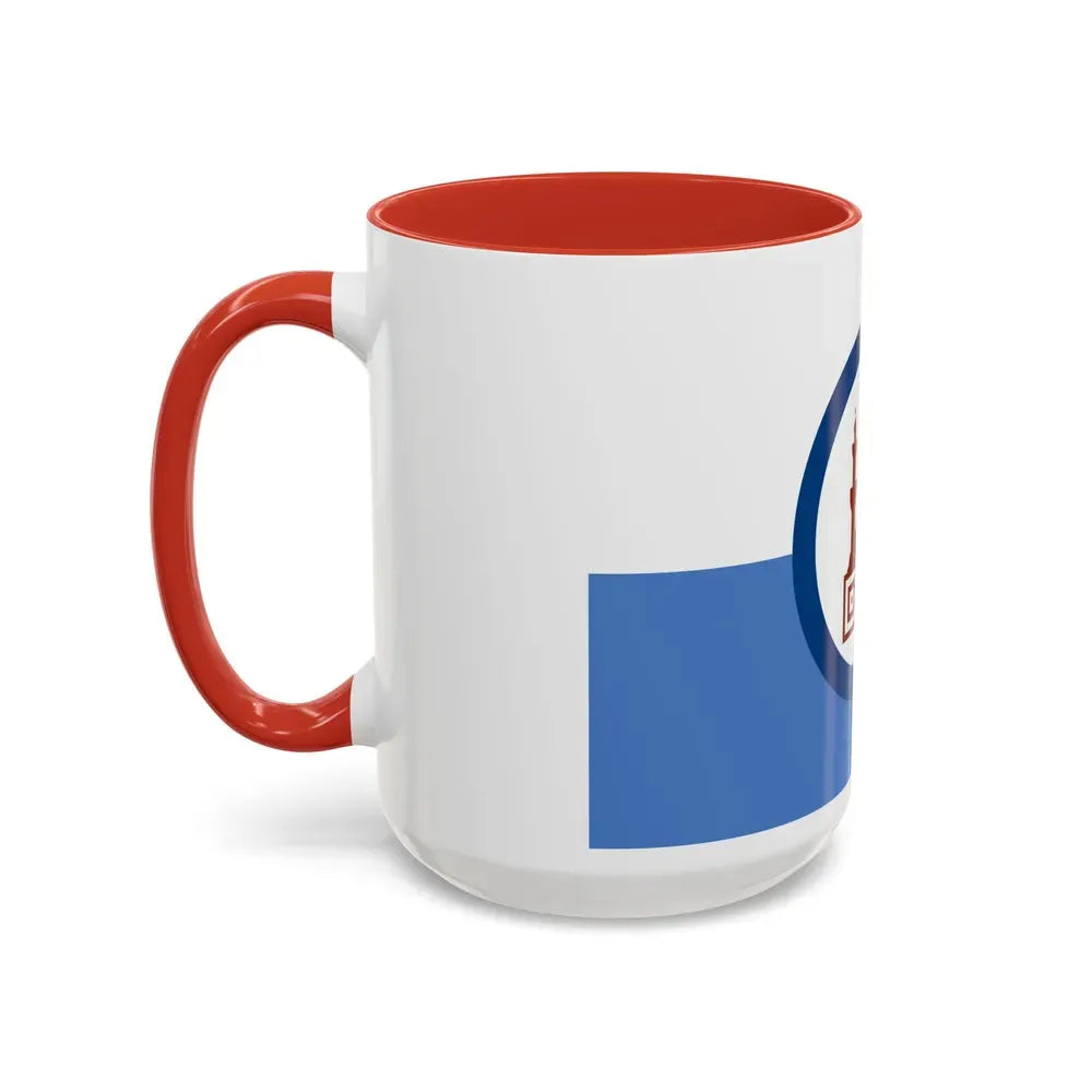 Flag of the Cairo Governorate Egypt - Accent Coffee Mug - Go Mug Yourself