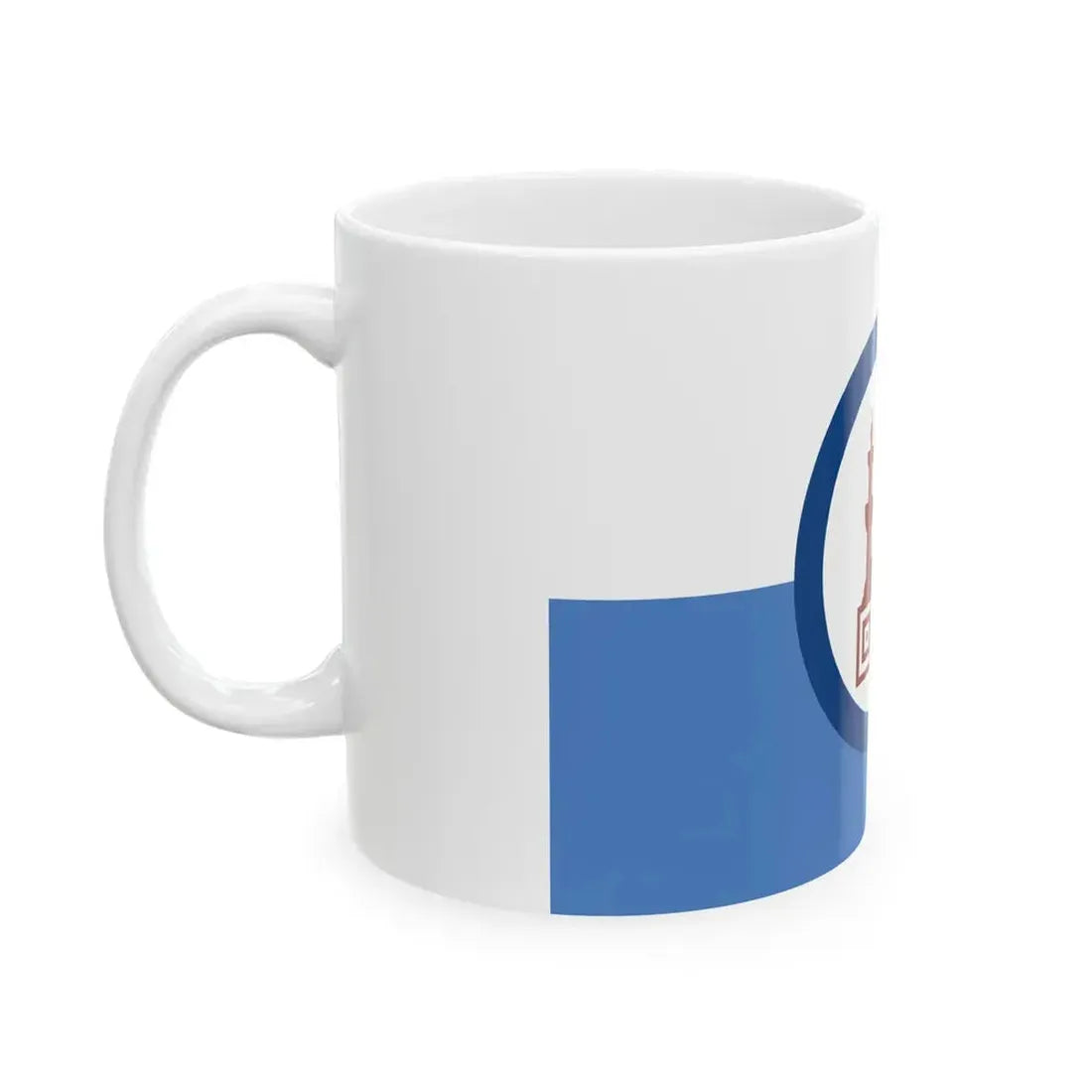 Flag of the Cairo Governorate Egypt - White Coffee Mug - Go Mug Yourself