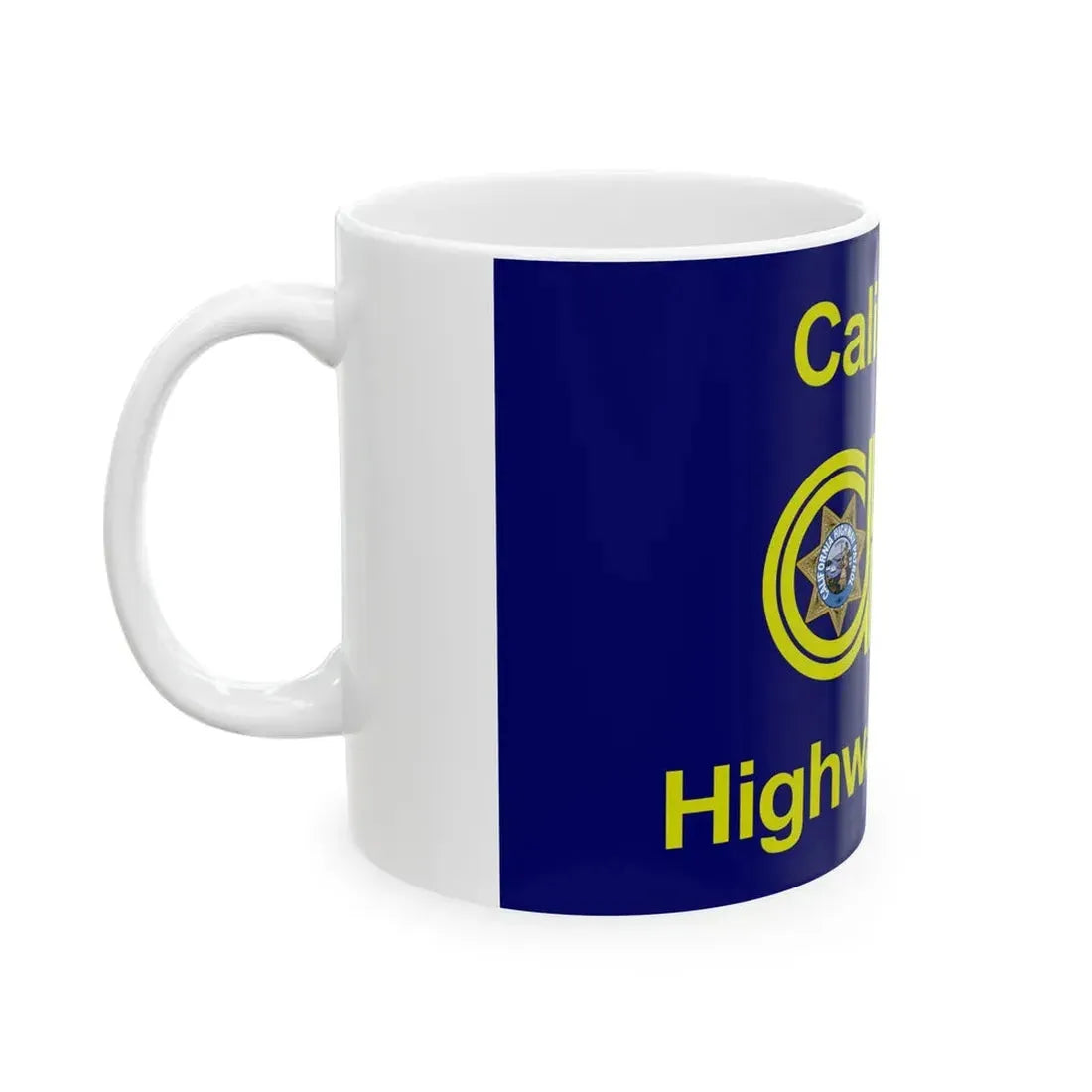 Flag of the California Highway Patrol (United States) White Coffee Mug - Go Mug Yourself