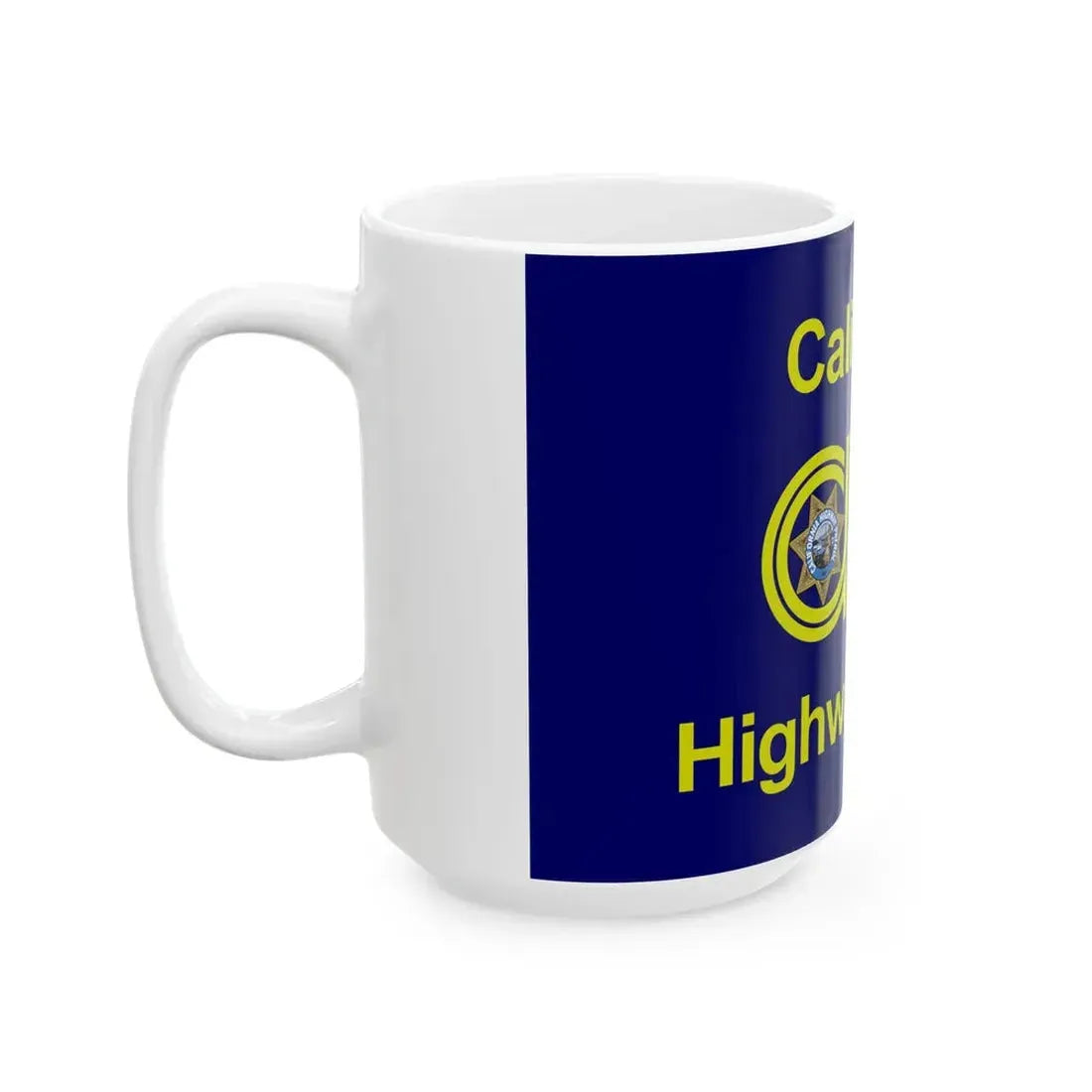 Flag of the California Highway Patrol (United States) White Coffee Mug - Go Mug Yourself