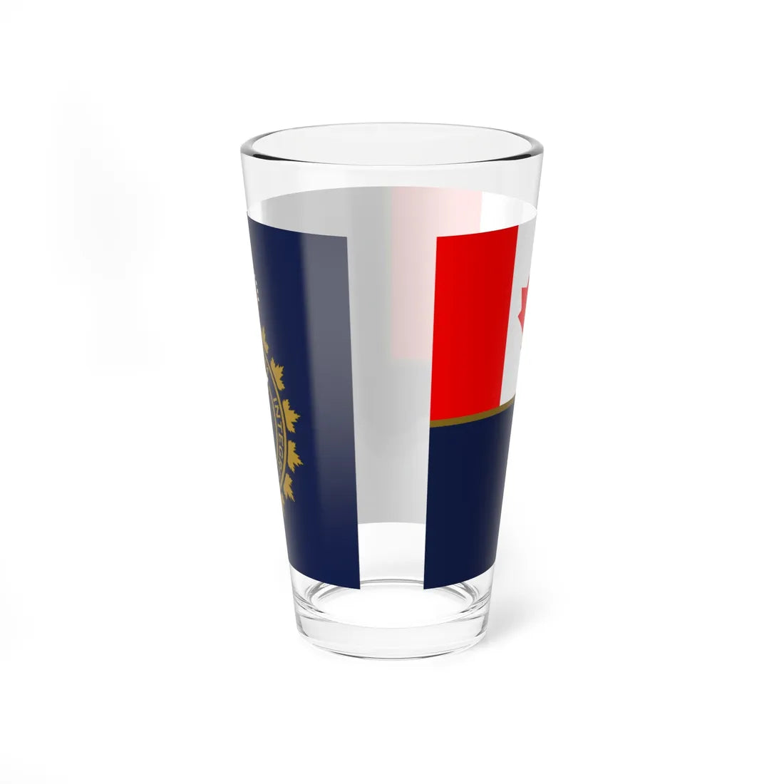 Flag of the Canada Border Services Agency (Canada) Pint Glass 16oz - Go Mug Yourself