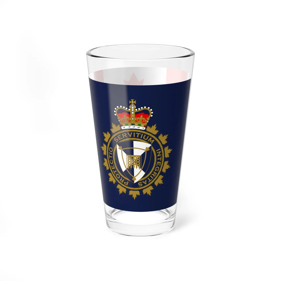 Flag of the Canada Border Services Agency (Canada) Pint Glass 16oz - Go Mug Yourself