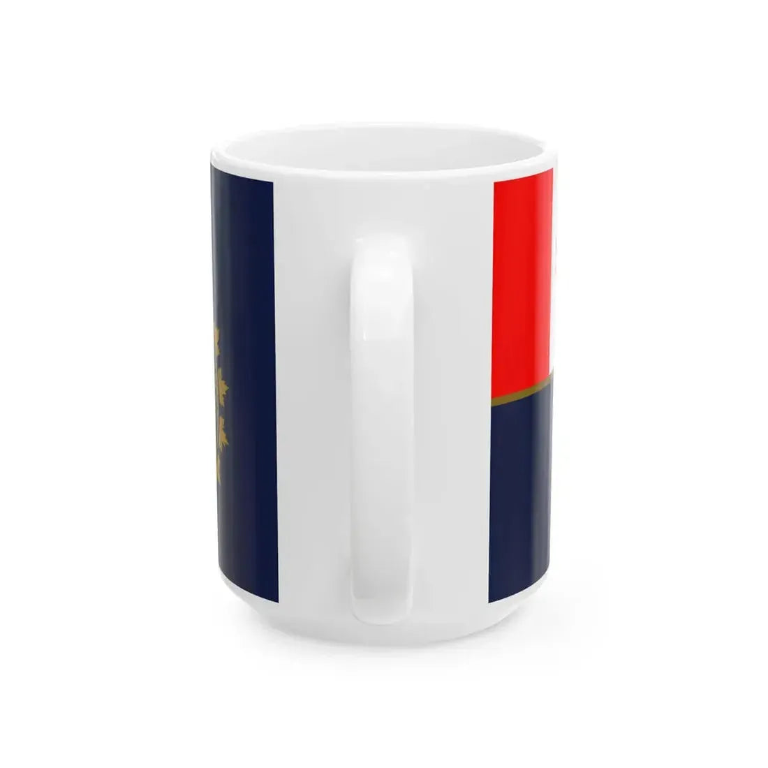 Flag of the Canada Border Services Agency (Canada) White Coffee Mug - Go Mug Yourself