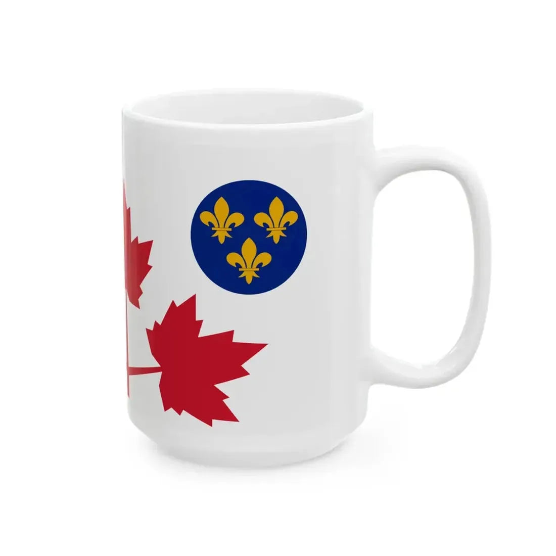 Flag of the Canadian Army 1939-1944 (Canada) White Coffee Mug - Go Mug Yourself