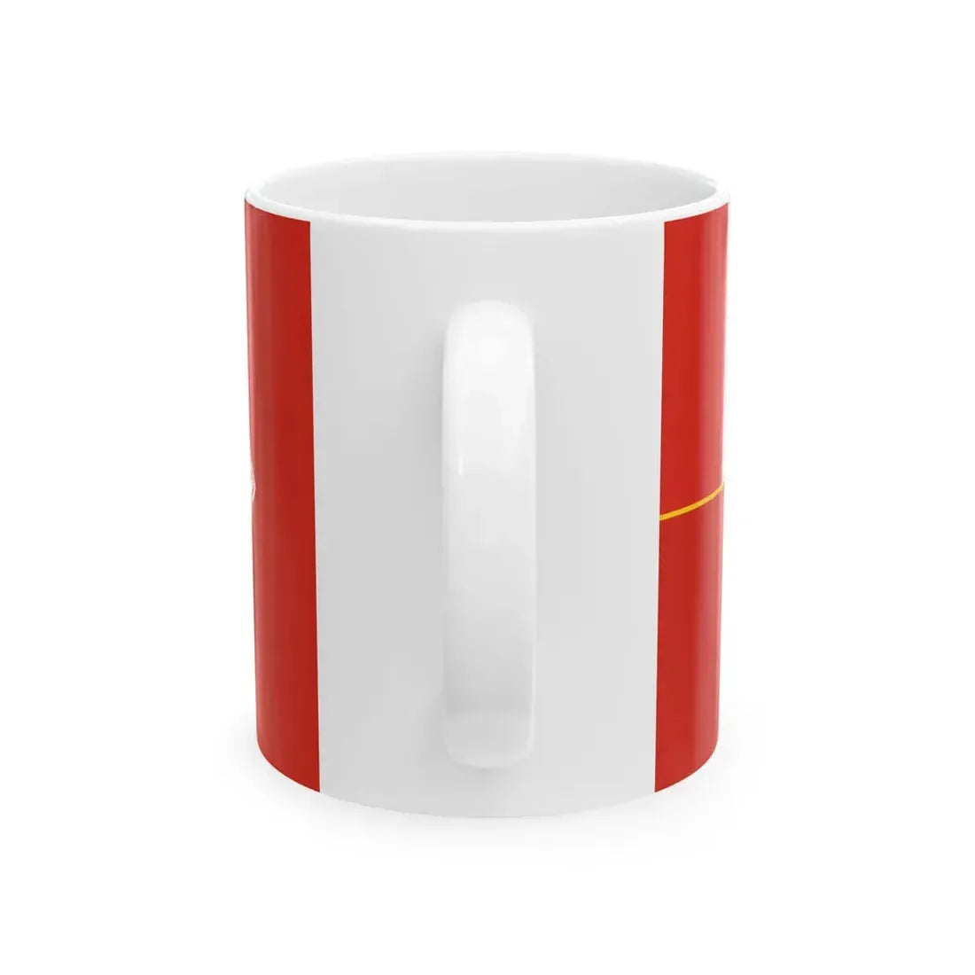 Flag of the Canadian Army 1968-1998 (Canada) White Coffee Mug - Go Mug Yourself