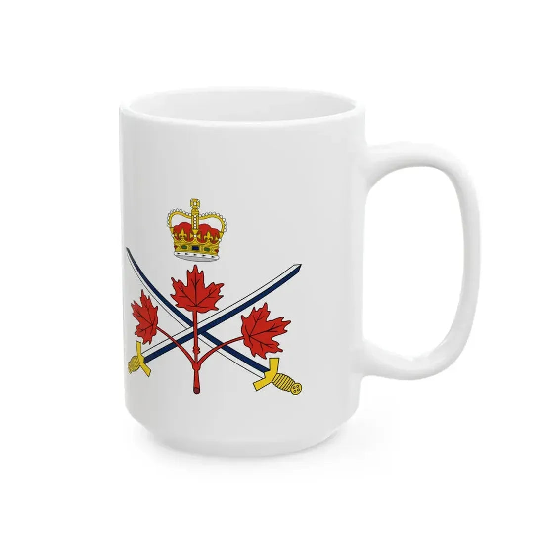 Flag of the Canadian Army 2013-2016 (Canada) White Coffee Mug - Go Mug Yourself