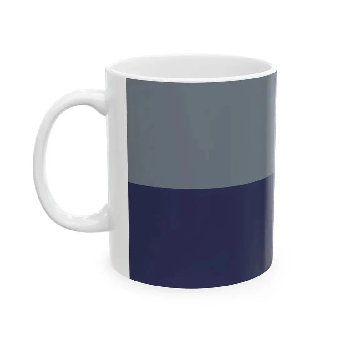Flag of the Canadian Communications and Electronics Branch (Canada) White Coffee Mug - Go Mug Yourself