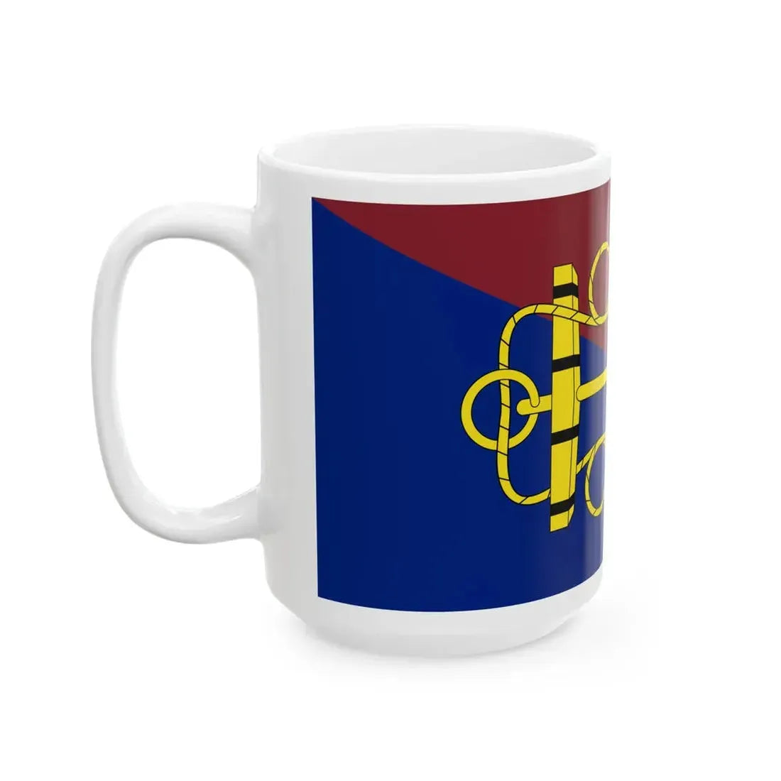 Flag of the Canadian Navy Board (Canada) White Coffee Mug - Go Mug Yourself