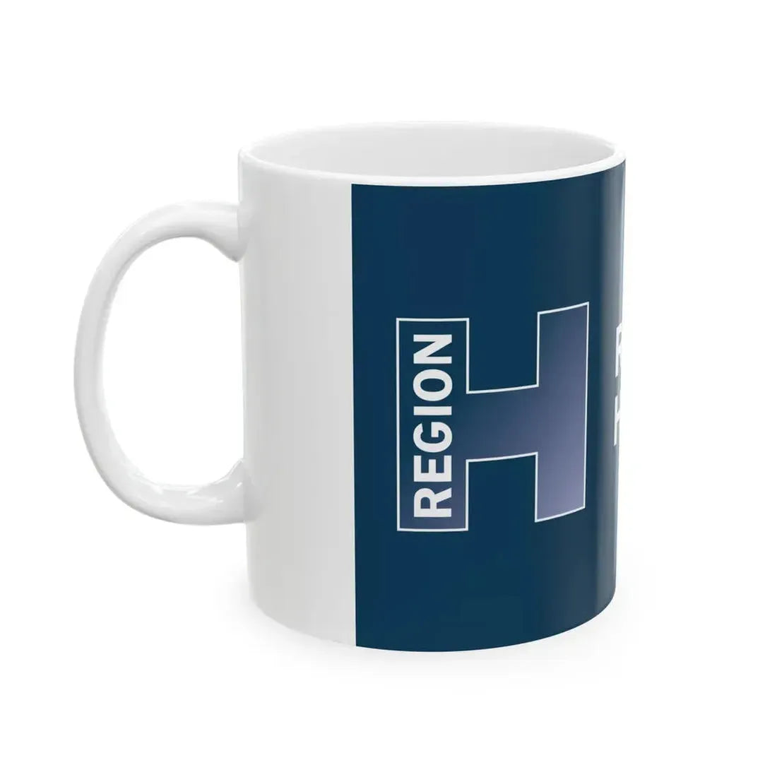 Flag of the Capital Region of Denmark (Denmark) White Coffee Mug - Go Mug Yourself
