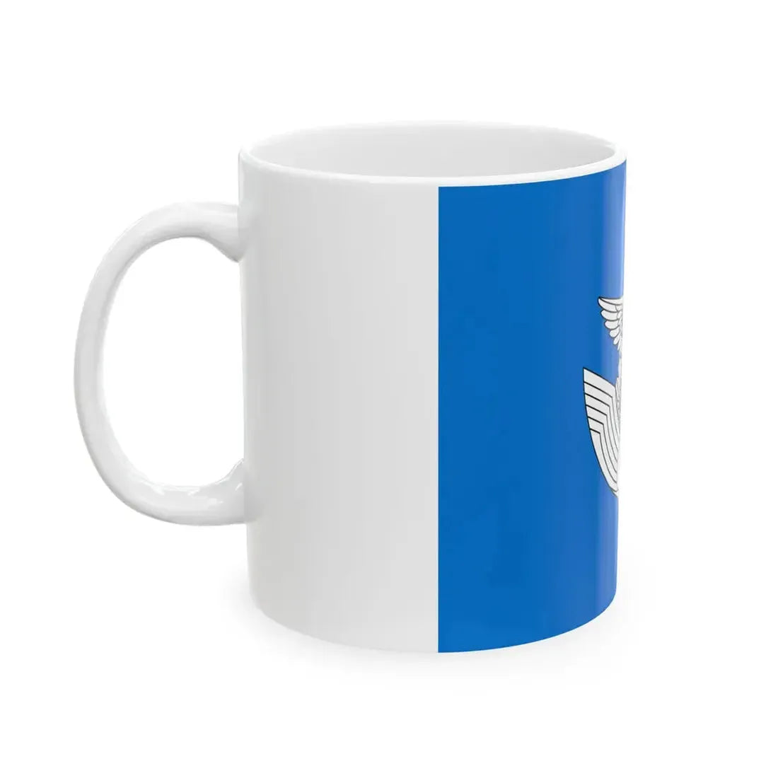 Flag of the Captain of the Air Self Defense Force Japan (Japan) White Coffee Mug - Go Mug Yourself