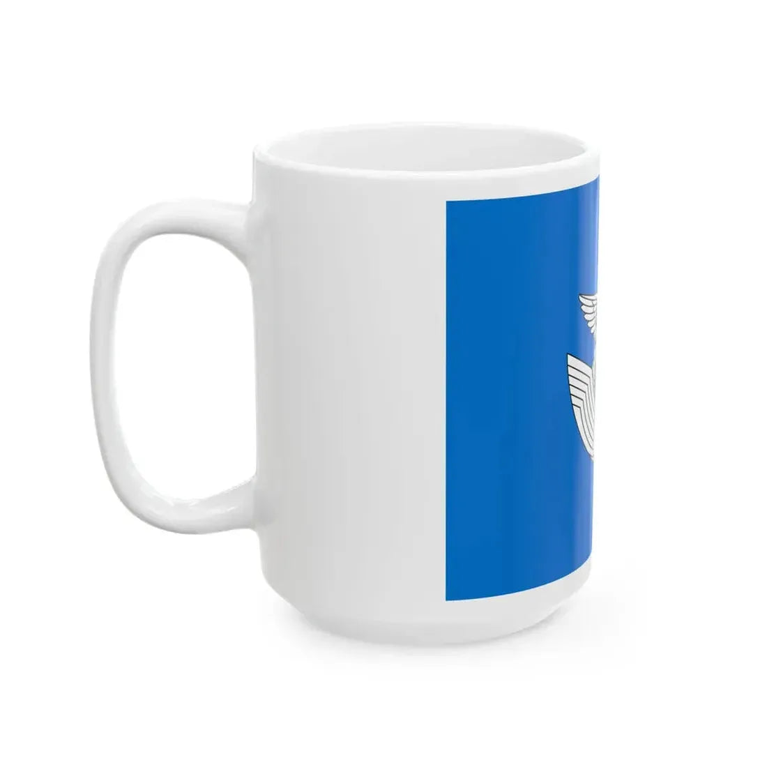 Flag of the Captain of the Air Self Defense Force Japan (Japan) White Coffee Mug - Go Mug Yourself