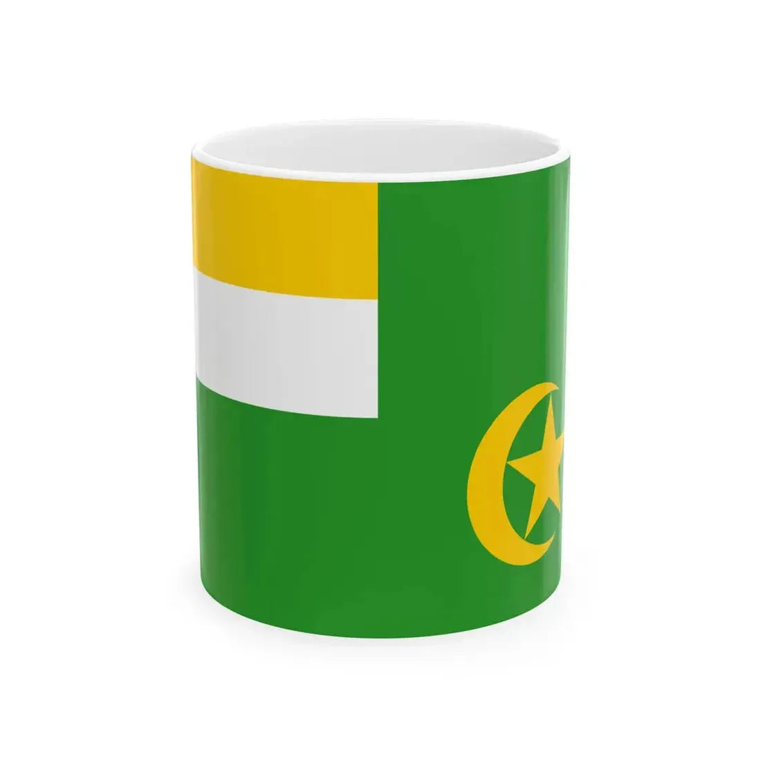 Flag of the Central African Republic 1976 proposal (Central African Republic) White Coffee Mug 11oz - Go Mug Yourself