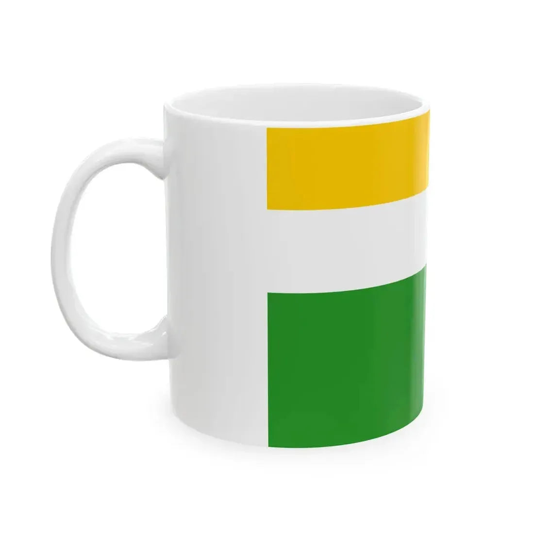 Flag of the Central African Republic 1976 proposal (Central African Republic) White Coffee Mug - Go Mug Yourself