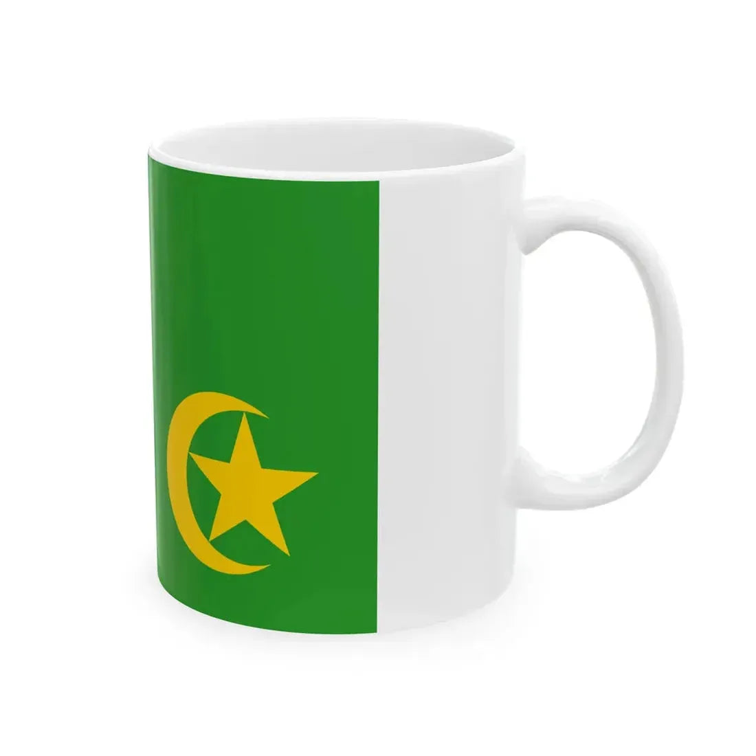 Flag of the Central African Republic 1976 proposal (Central African Republic) White Coffee Mug - Go Mug Yourself