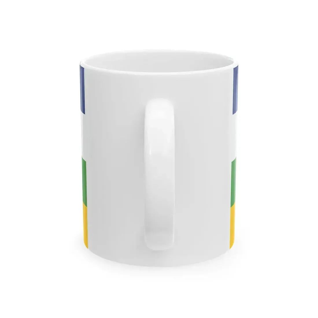Flag of the Central African Republic 3-5 (Central African Republic) White Coffee Mug - Go Mug Yourself