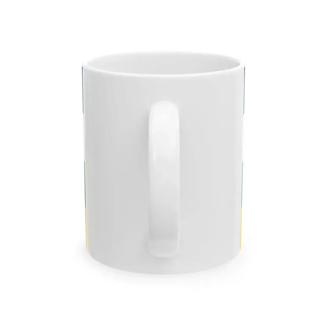 Flag of the Central African Republic red star (Central African Republic) White Coffee Mug - Go Mug Yourself