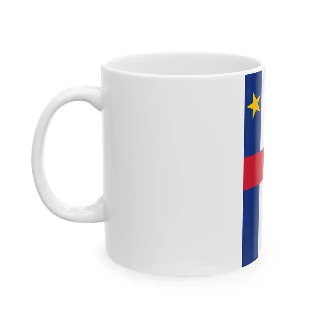 Flag of the Central African Republic vertical (Central African Republic) White Coffee Mug - Go Mug Yourself