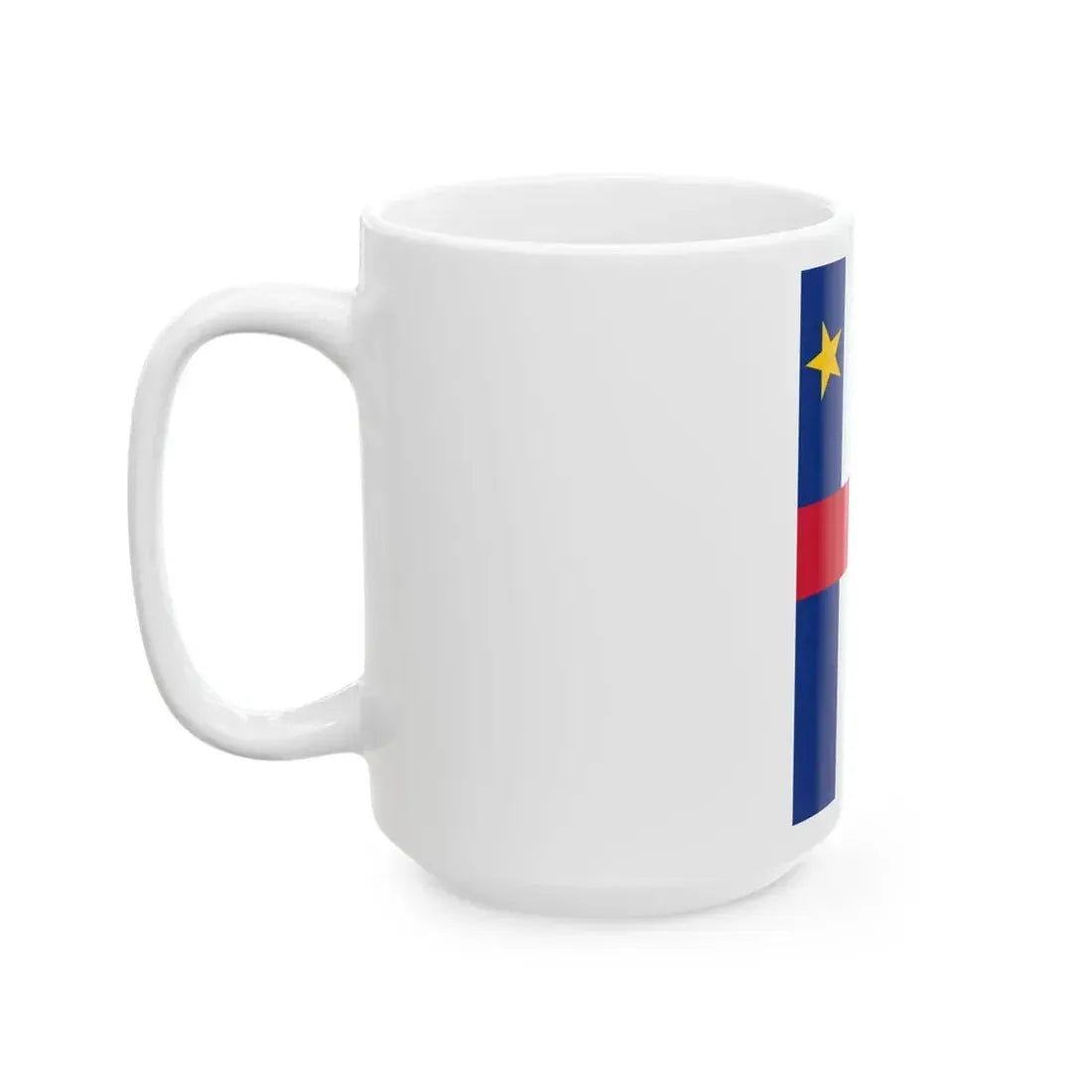 Flag of the Central African Republic vertical (Central African Republic) White Coffee Mug - Go Mug Yourself