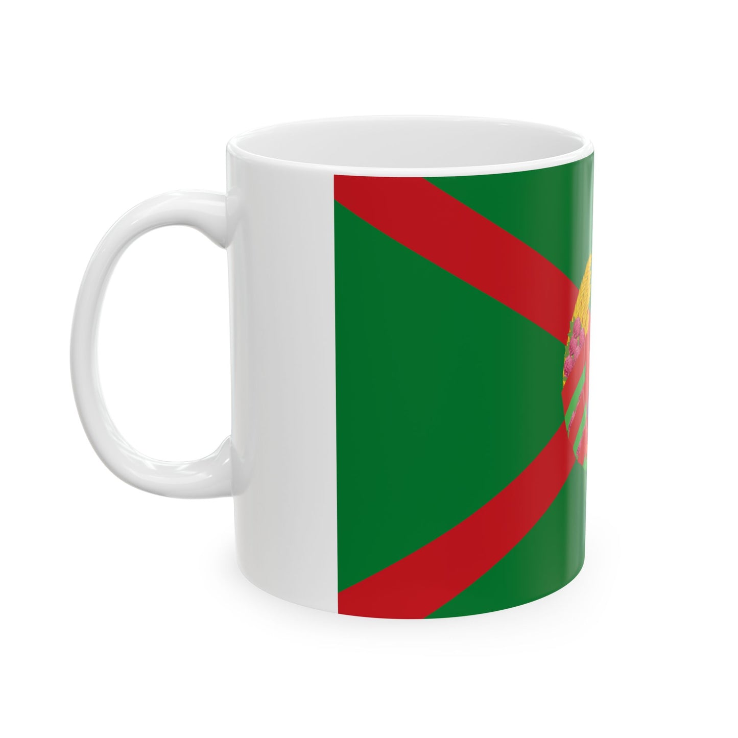 Flag of the Chairman of State Committee of Belarusian Frontier Guard (Belarus) White Coffee Mug-Go Mug Yourself