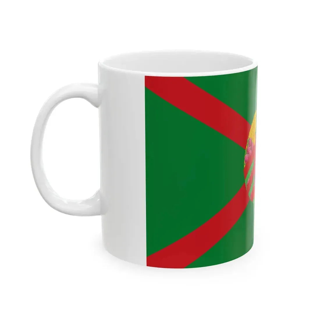 Flag of the Chairman of State Committee of Belarusian Frontier Guard (Belarus) White Coffee Mug - Go Mug Yourself