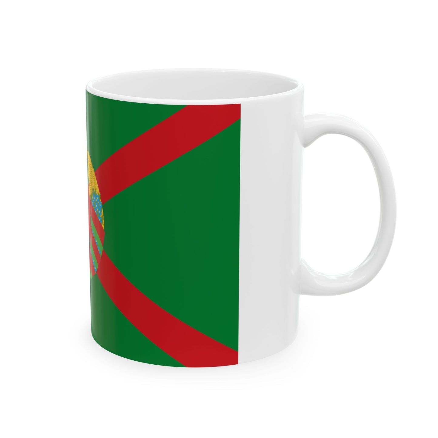 Flag of the Chairman of State Committee of Belarusian Frontier Guard (Belarus) White Coffee Mug-Go Mug Yourself