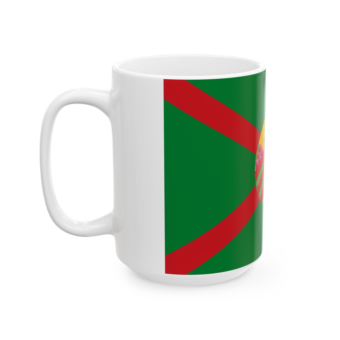 Flag of the Chairman of State Committee of Belarusian Frontier Guard (Belarus) White Coffee Mug-Go Mug Yourself