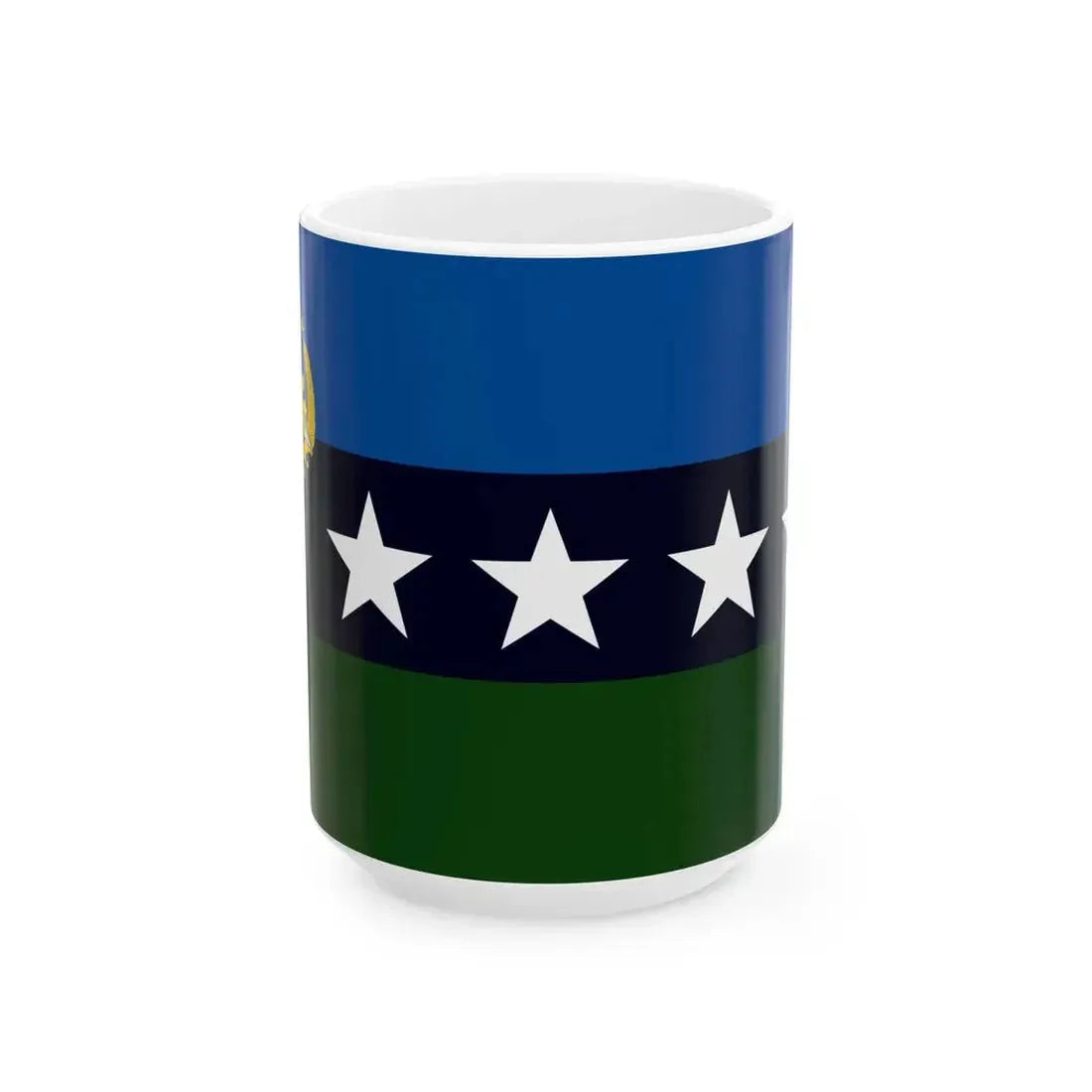 Flag of the Chairman of the Joint Chiefs Philippines (Philippines) White Coffee Mug 15oz - Go Mug Yourself