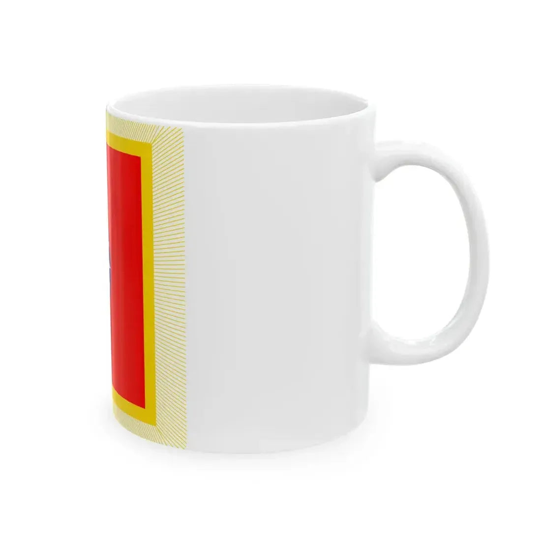 Flag of the Chairman of the ROC Military Affairs Commission (China) White Coffee Mug - Go Mug Yourself
