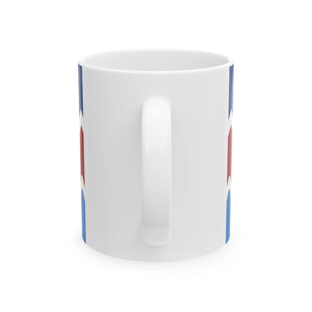 Flag of the Chango people (Chile) White Coffee Mug - Go Mug Yourself