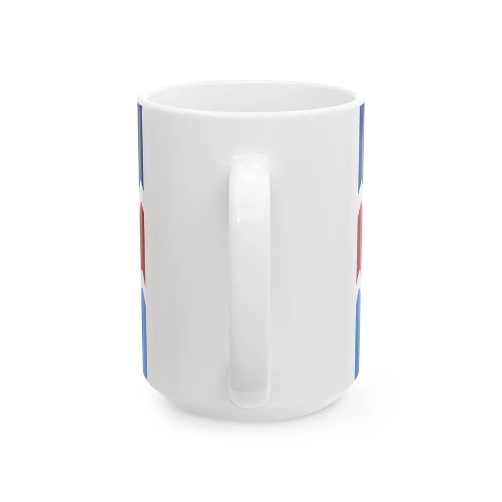 Flag of the Chango people (Chile) White Coffee Mug - Go Mug Yourself