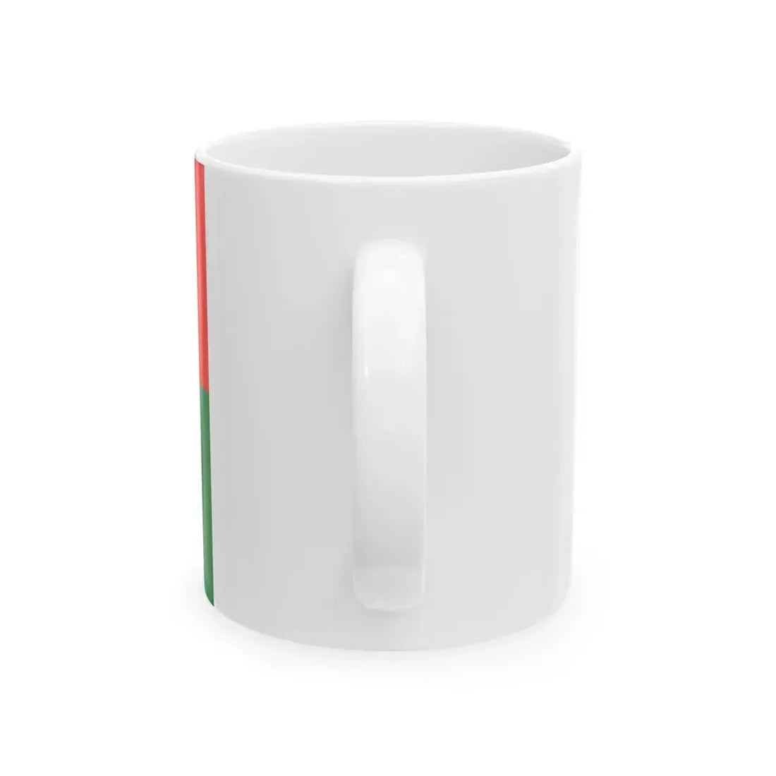 Flag of the Chief of Army Staff of Madagascar Brigade General (Madagascar) White Coffee Mug - Go Mug Yourself