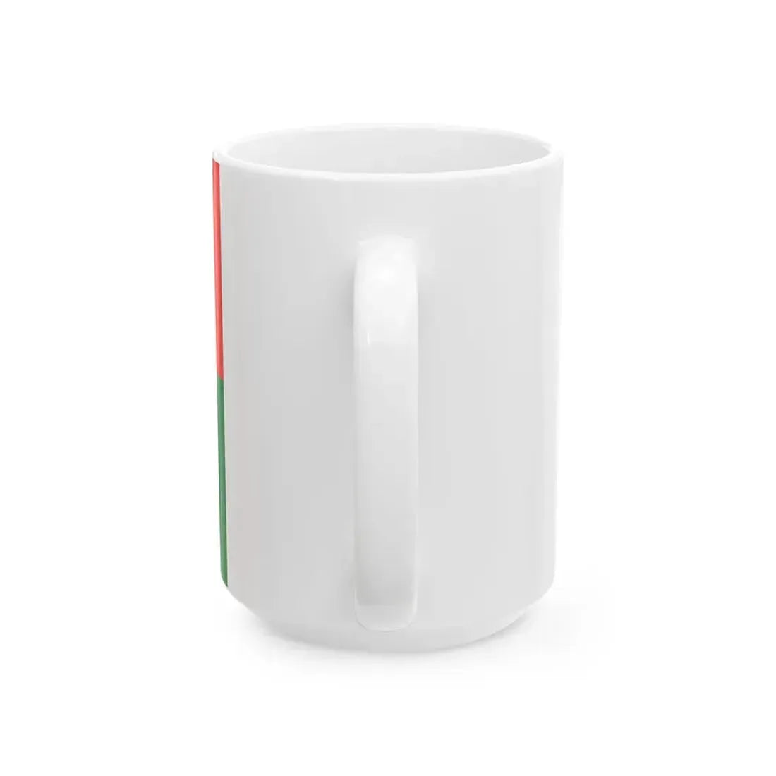 Flag of the Chief of Army Staff of Madagascar Brigade General (Madagascar) White Coffee Mug - Go Mug Yourself