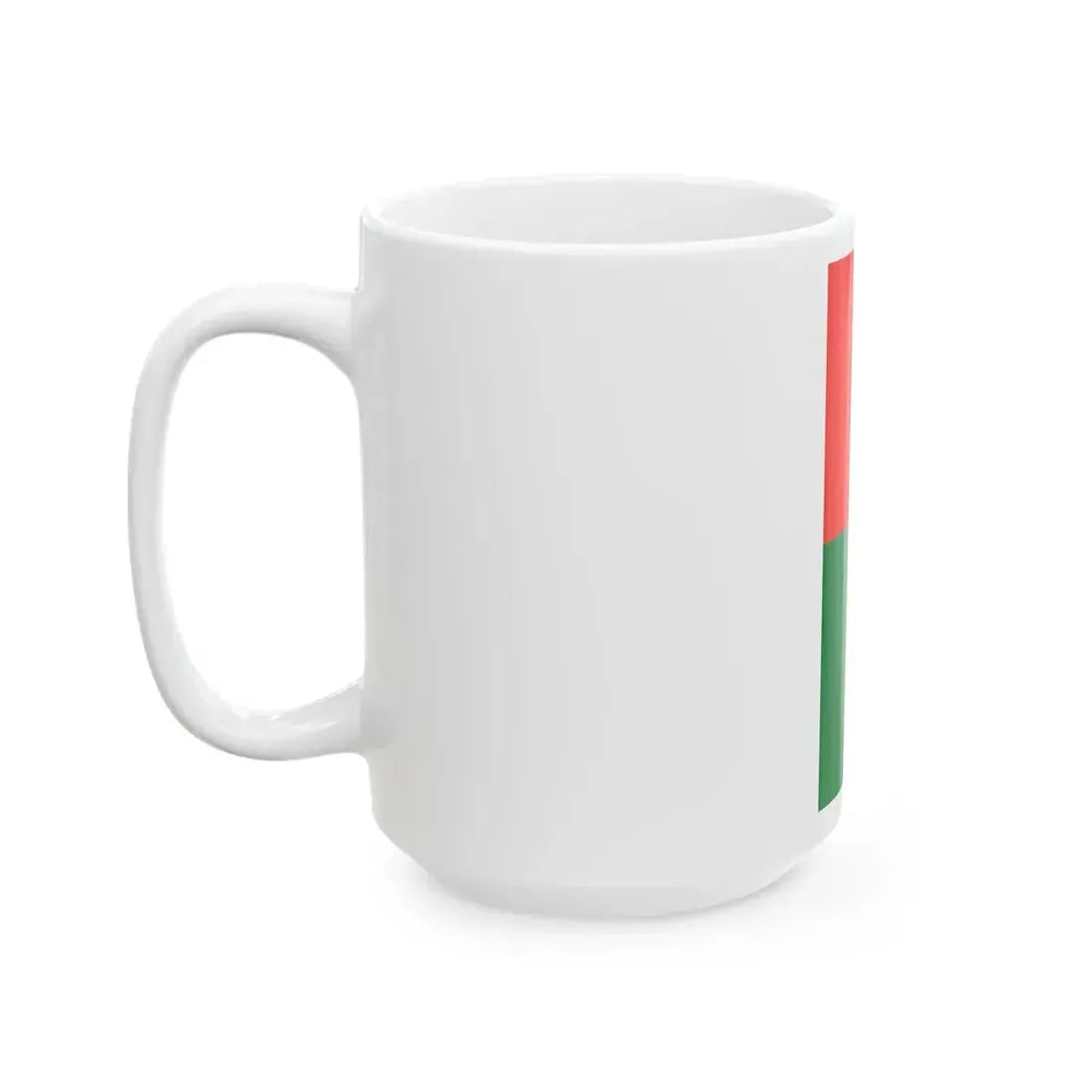 Flag of the Chief of Army Staff of Madagascar Divisional General (Madagascar) White Coffee Mug - Go Mug Yourself