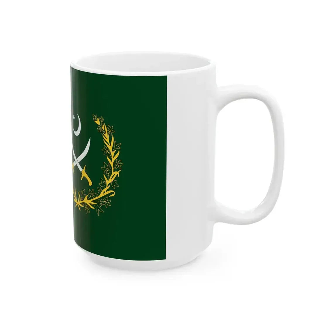 Flag of the Chief of the Army Staff Pakistan (Pakistan) White Coffee Mug - Go Mug Yourself