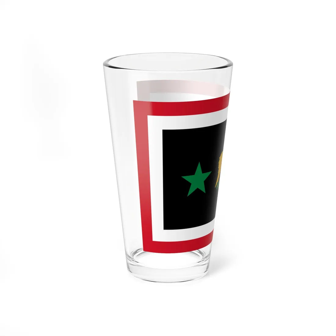 Flag of the Chief of the General Staff Syria 1980-2024 (Syria) Pint Glass 16oz - Go Mug Yourself