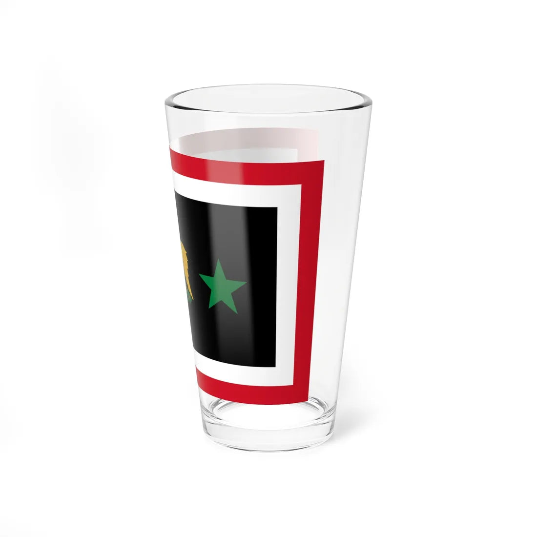 Flag of the Chief of the General Staff Syria 1980-2024 (Syria) Pint Glass 16oz - Go Mug Yourself
