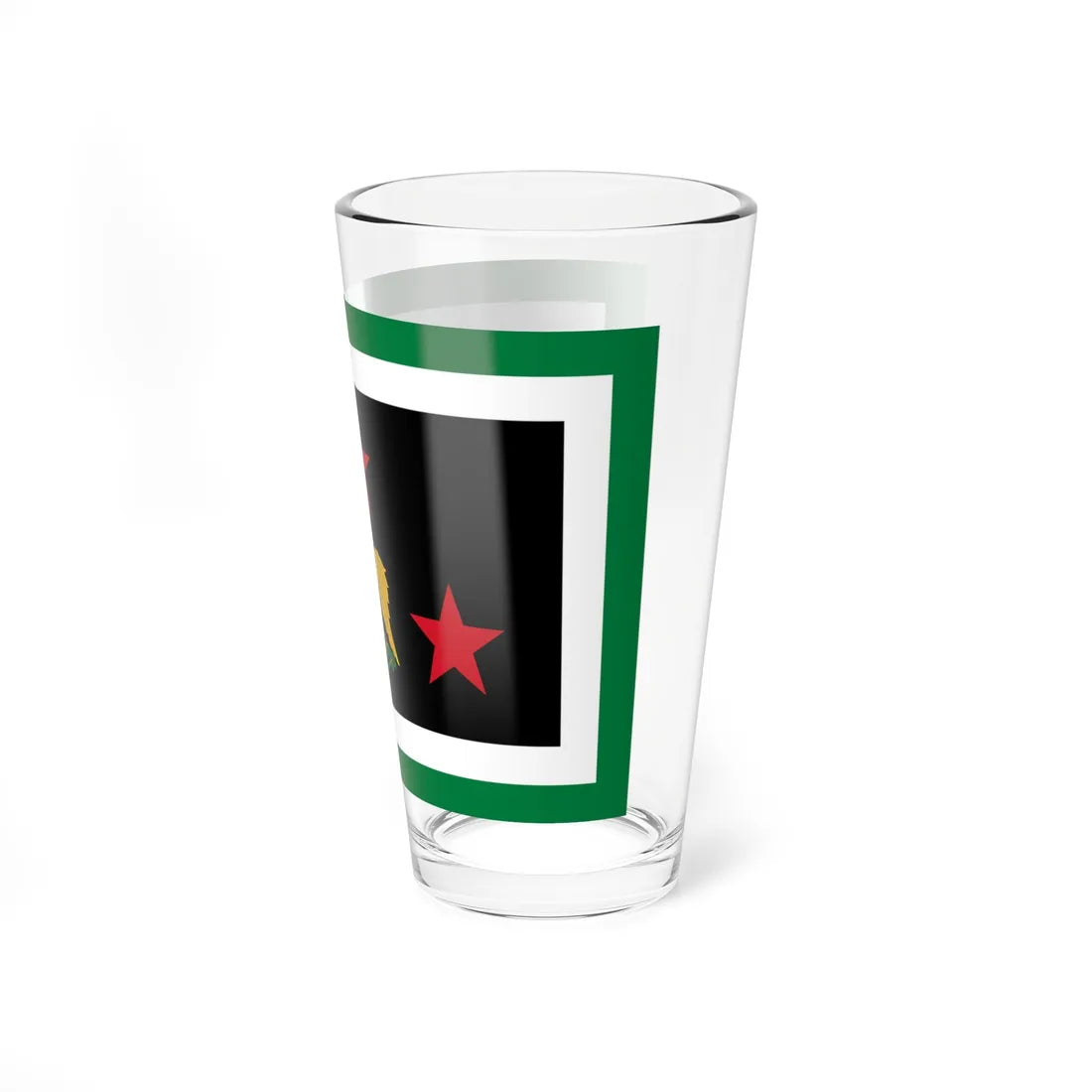 Flag of the Chief of the General Staff Syria 2024present (Syria) Pint Glass 16oz - Go Mug Yourself