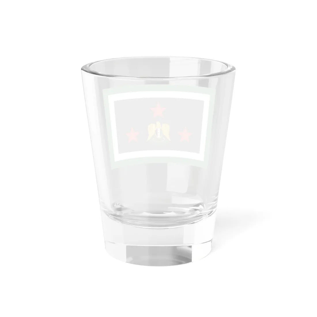 Flag of the Chief of the General Staff Syria 2024present (Syria) Shot Glass 1.5oz - Go Mug Yourself