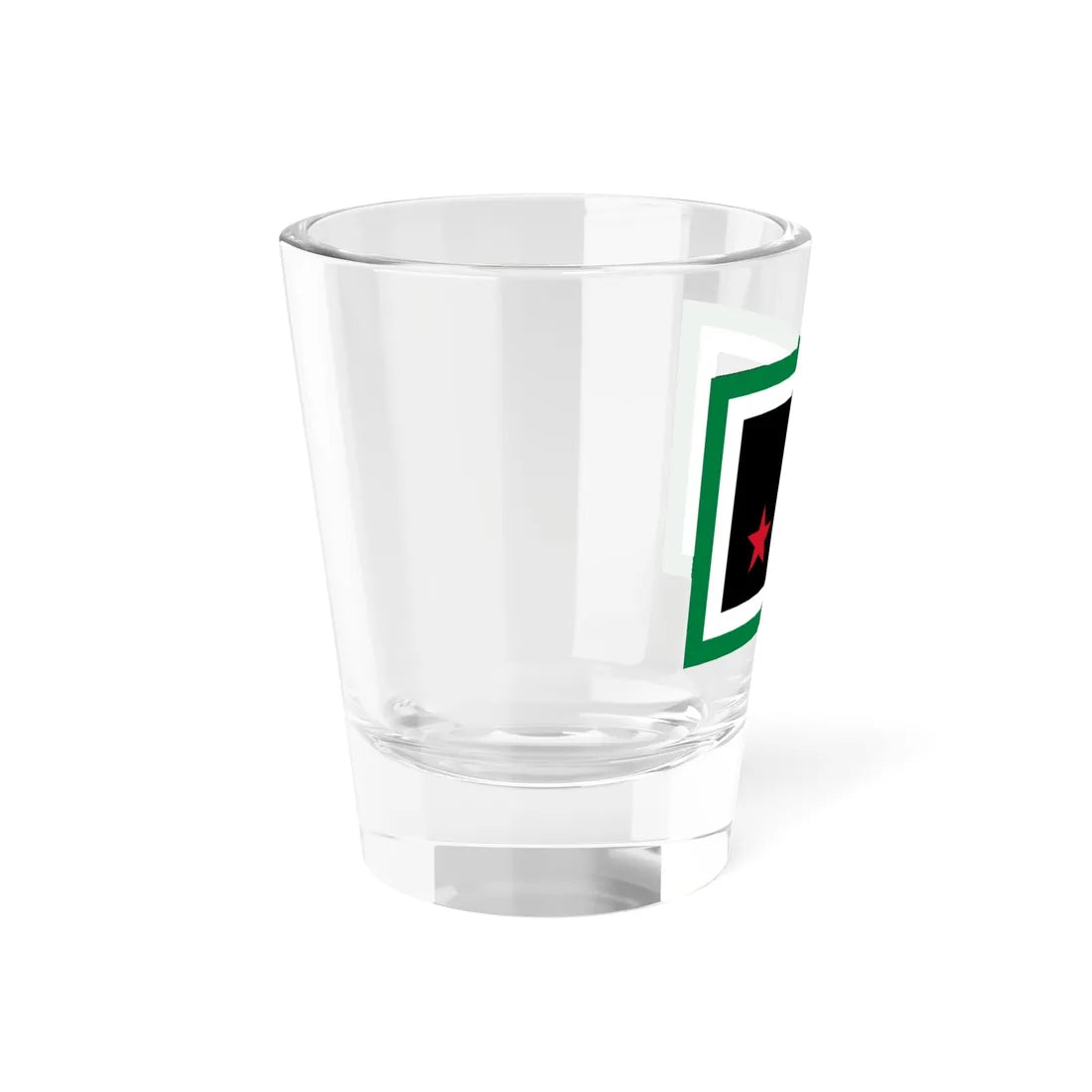 Flag of the Chief of the General Staff Syria 2024present (Syria) Shot Glass 1.5oz - Go Mug Yourself