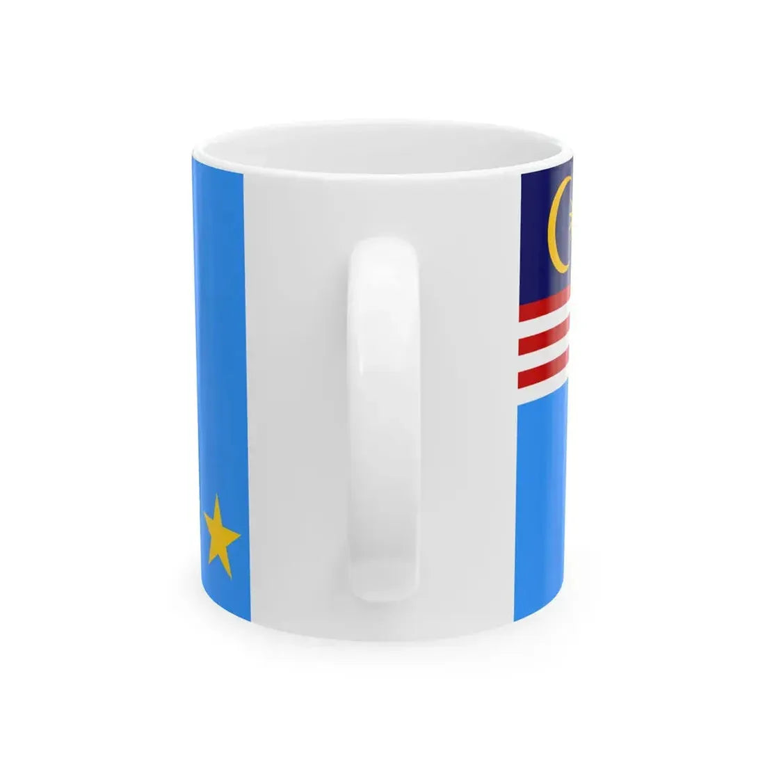 Flag of the Chief of the Royal Malaysian Air Force (Malaysia) White Coffee Mug - Go Mug Yourself